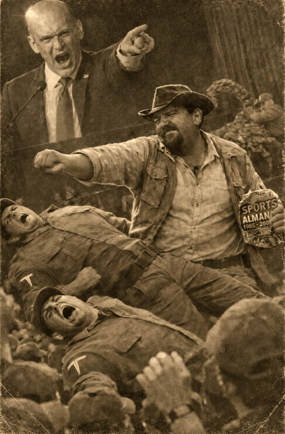 SAFARI SAMPSON BREAKS UP MAGA RALLY AT THE BARCLAYS CENTER!